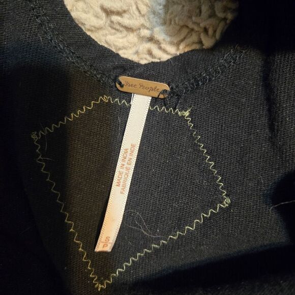 FREE PEOPLE WOMEN'S BLACK DEL RAY TIE DYE SLEEVELESS JERSEY TANK TOP Sz Small - Picture 6 of 7